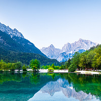 Buy canvas prints of Lake Jasna  II - Slovenia by Phil Durkin DPAGB BPE4