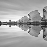 Buy canvas prints of Thames Barrier Reflection by Phil Durkin DPAGB BPE4