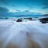 Buy canvas prints of Retreating wave Bagh Steinigidh - Isle Of Harris by Phil Durkin DPAGB BPE4