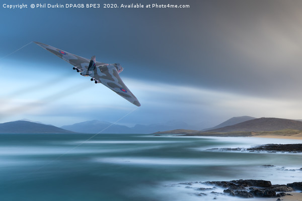 Avro Vulcan Bomber Picture Board by Phil Durkin DPAGB BPE4