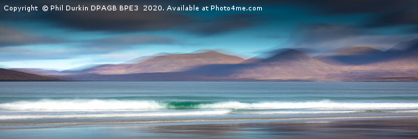 Luskentyre Beach - Outer Hebrides ICM  Framed Print by Phil Durkin DPAGB BPE3