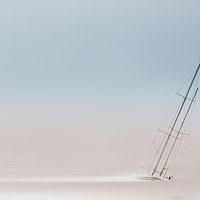 Buy canvas prints of The Stranded Yacht by Phil Durkin DPAGB BPE4
