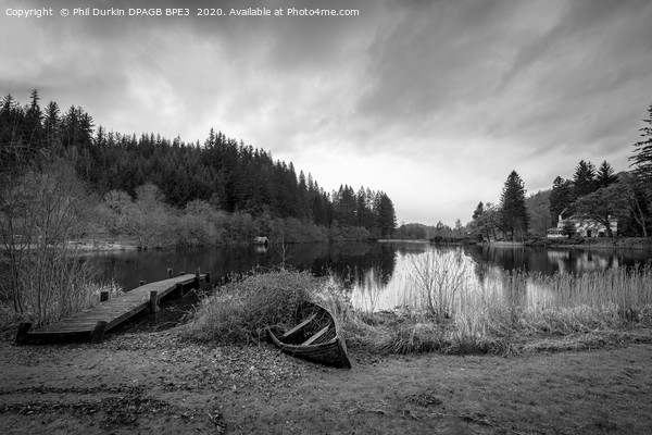 Loch Ard Scotland Picture Board by Phil Durkin DPAGB BPE4