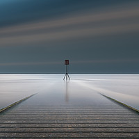 Buy canvas prints of Surreal Lytham Lifeboat Jetty  by Phil Durkin DPAGB BPE4