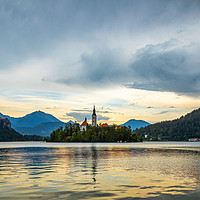 Buy canvas prints of Lake Bled Reflections - Slovenia by Phil Durkin DPAGB BPE4