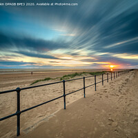 Buy canvas prints of Crosby Beach Sunset by Phil Durkin DPAGB BPE4