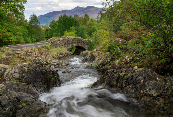 Ashness Bridge In The Lake District Picture Board by Phil Durkin DPAGB BPE4