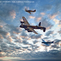 Buy canvas prints of Battle of Britain Tribute by Phil Durkin DPAGB BPE4