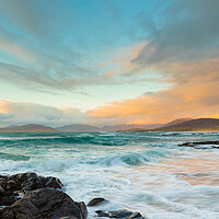 Buy canvas prints of Sunset In The Outer Hebrides by Phil Durkin DPAGB BPE4