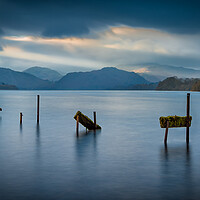 Buy canvas prints of Ullswater Jetty Remains by Phil Durkin DPAGB BPE4
