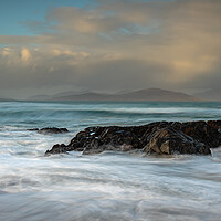 Buy canvas prints of Harris And Lewis Panoramic - The Small Beach by Phil Durkin DPAGB BPE4