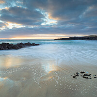 Buy canvas prints of The Last Light At Clachtoll Beach - Scotland by Phil Durkin DPAGB BPE4