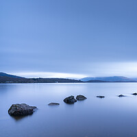 Buy canvas prints of Blue Hour At Loch Lomond by Phil Durkin DPAGB BPE4