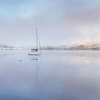 Buy canvas prints of Lake Windermere Misty Morning by Phil Durkin DPAGB BPE4