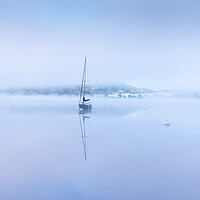 Buy canvas prints of Lake Windermere Misty Morning by Phil Durkin DPAGB BPE4