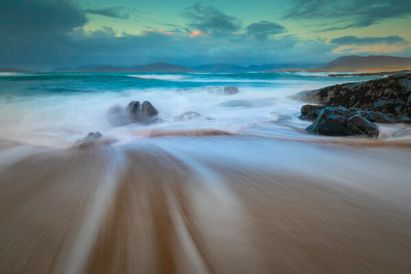 Outer Hebrides Shoreline Picture Board by Phil Durkin DPAGB BPE4