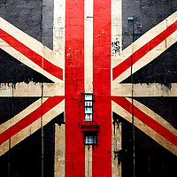Buy canvas prints of Union Jack Building A by Adam Kelly