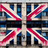 Buy canvas prints of Union Jack Building D by Adam Kelly