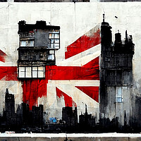 Buy canvas prints of Union Jack Building H by Adam Kelly