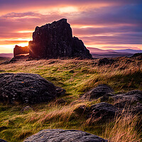 Buy canvas prints of Scottish Highlands at Sun Set by Adam Kelly