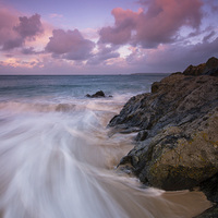 Buy canvas prints of  Sunrise in St. Ives in Cornwall by Sarah Scott