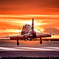Buy canvas prints of  Red Sunset by Paul Biddles