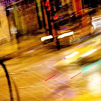 Buy canvas prints of Traffic in the evening in Granada by Jose Manuel Espigares Garc