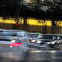 Buy canvas prints of The busy life of the city - the traffic by Jose Manuel Espigares Garc