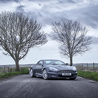 Buy canvas prints of  Aston Martin DBS by Mike Sannwald