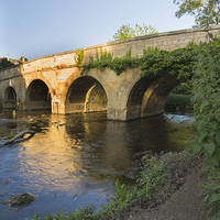 Buy canvas prints of River Bridge. by Pete Holyoak