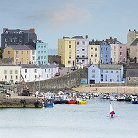 Buy canvas prints of Tenby Harbour by Pete Holyoak