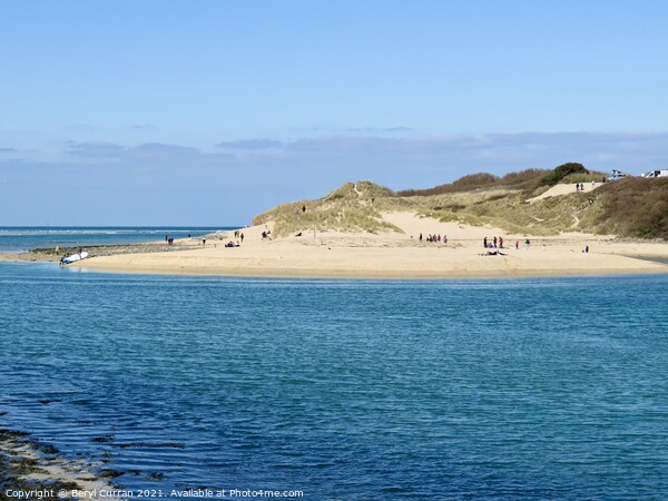 Serene Hayle Beach in Cornwall Picture Board by Beryl Curran