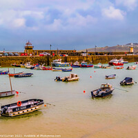 Buy canvas prints of Serenity at St Ives harbour by Beryl Curran