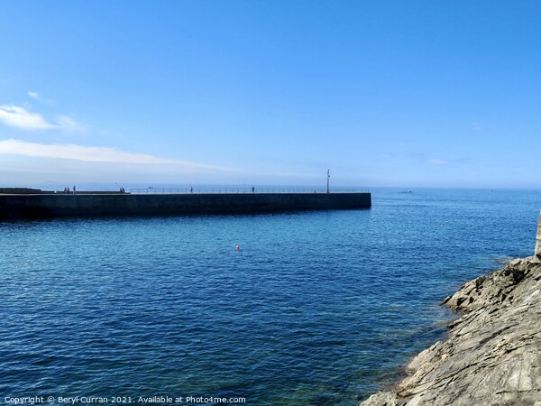 Porthleven pier  Picture Board by Beryl Curran