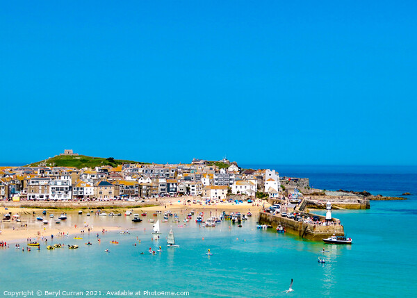 Blissful Wonders of St Ives Picture Board by Beryl Curran