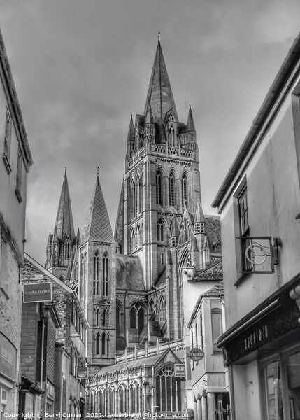 Majestic Truro Cathedral Picture Board by Beryl Curran