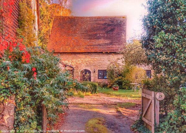Cozy Cottage on Church Hill Picture Board by Beryl Curran