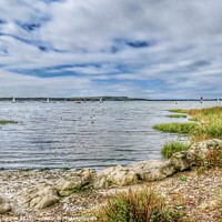 Buy canvas prints of Thrilling Water Sports in Mudeford by Beryl Curran