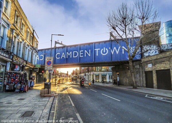 A Nostalgic Morning on Camden High Street Picture Board by Beryl Curran