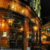 Buy canvas prints of The Nostalgic Charm of Southwark Tavern by Beryl Curran