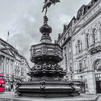 Buy canvas prints of Loves Arrow at Piccadilly by Beryl Curran
