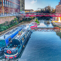 Buy canvas prints of Serene Canal Living by Beryl Curran