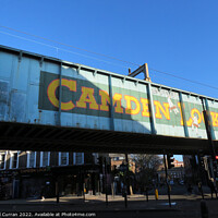 Buy canvas prints of Camden Lock Bridge A Nostalgic Icon by Beryl Curran