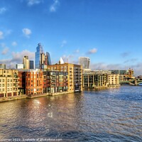 Buy canvas prints of River Thames London  by Beryl Curran
