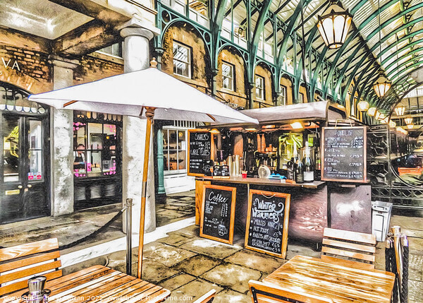 Quirky Beverages Trailer at Iconic Covent Garden M Picture Board by Beryl Curran