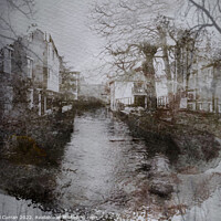 Buy canvas prints of Serene Castle Mill Stream by Beryl Curran