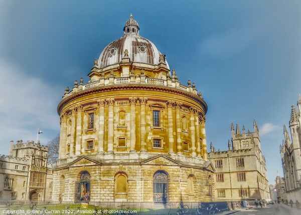 The Iconic Radcliffe Camera Building Picture Board by Beryl Curran