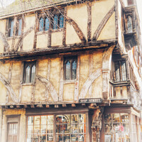 Buy canvas prints of Ancient Charm in Oxford by Beryl Curran