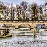 Buy canvas prints of A Picturesque Oxford River Cruise by Beryl Curran