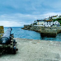 Buy canvas prints of The Mighty Cannons of Porthleven by Beryl Curran